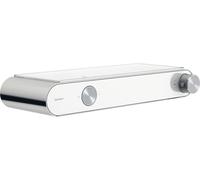 Duravit Mezclador termostático Termostato de ducha Montaje en superficie, 1 consumidor, TH4220001005, Color: Cromo/blanco alto brillo