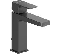 Duravit MH1020001046 Manhattan - Grifo para lavabo, color negro mate