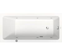 Duravit No.1 bañera de hidromasaje empotrada, rectangular, 1500x700mm, Jet Protect, 1 respaldo inclinado, blanco, 760487000JP1000