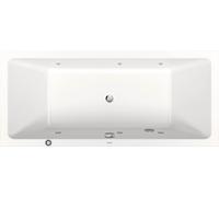 Duravit No.1 bañera de hidromasaje empotrada, rectangular, 1800x800mm, Jet Protect, 2 inclinaciones posteriores, blanco, 760492000JP1000