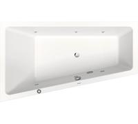 Duravit No.1 bañera de hidromasaje empotrada, trapezoidal, 1700x1000mm, Jet Protect, 1 respaldo inclinado a la izquierda, blanco, 760508000JP1000