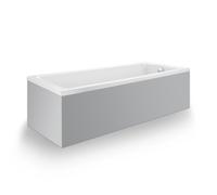 Duravit No.1 bañera empotrada, rectangular, 1700x700mm, 1 fondo inclinado, blanco, 700489000000000