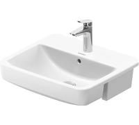 Duravit No. 1 lavabo 55x46 cm semicircular blanco brillante 03765500002