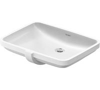 Duravit No. 1 lavabo 58.5x55.4 cm rectangular bajo encimera blanco brillante 03955500282