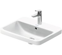 Duravit No.1 lavabo encastrado, 1 agujero para grifo, con rebosadero, 550x435mm, parte inferior pulida, blanco, 03555500272