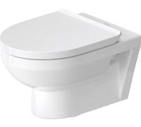 Duravit No.1 WC suspendido, sin borde, 365x540mm, salida horizontal, 2562092000, Color: Blanco con HygieneGlaze