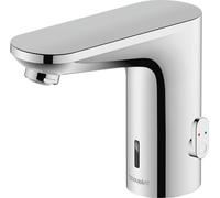 Duravit Sensor 1 grifería de lavabo electrónica, conexión a la red, con control de temperatura, cromo de alto brillo, SE1090017010