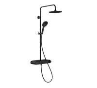 Duravit Sistemas de ducha Sistema de ducha Shelf 1050 Termostato de ducha, 2 consumidores, negro mate, TH4380008046