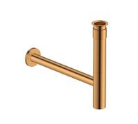 Duravit - Sifón de diseño, bronce cepillado 0050360400