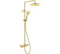 Duravit Shower Systems conjunto de ducha a pared con termostato oro TH4282008034