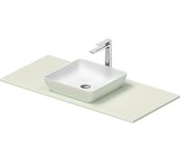 Duravit Sivida Set de lavabos angular in onsola 1080x500x123mm, 268019FH00, Color: Lavabo Interior: Blanco seda mate, exterior: verde pálido mate; consola: Verde pálido