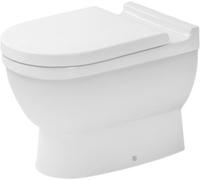 Duravit Stand washdown WC Starck 3 56cm, salida horizontal, blanco, 01240900001, Color: Blanco con Wondergliss