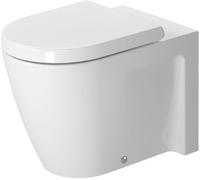 Duravit Starck 2, lavadora de WC independiente, salida horizontal, 2128090000, Color: Blanco