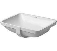 Duravit Starck 3 lavabo 49x36.5 cm rectangular bajo encimera blanco brillante 0305490000