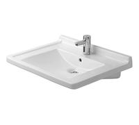 Duravit Starck 3 lavabo 70x54.5 cm rectangular clásico para discapacitados blanco brillante 0309700000