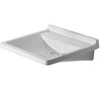 Duravit Starck 3 lavabo 60x54.5 cm rectangular clásico para discapacitados blanco brillante 0312600000