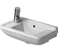 Duravit Starck 3 - Lavamanos 50x26 cm, sin orificio para grifo, blanco 0751500000