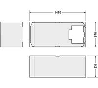 Duravit Starck carcasa para bañera | 791439000000000