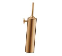 Duravit Starck T - Escobillero de pared con soporte, bronce cepillado 0099460400