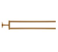 Toallero Starck T de Duravit, 2 brazos, 0099410400, Color: bronce cepillado