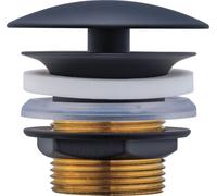 Duravit tapón para lavabo negro 0050244600