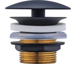 Duravit tapón para lavabo negro 0050244600