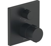 Duravit termostato mezclador empotrado, 1 consumidor, angular, TH4200015046, Color: Negro Mate