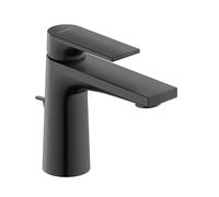 Duravit Tulum - Grifo de lavabo, con desagüe, negro mate TU1010001046