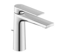 Duravit Tulum - Grifo de lavabo FreshStart, con desagüe, cromo TU1021001010