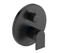 Duravit Tulum - Grifo empotrado de ducha, para 2 dispositivos, negro mate TU4210012046