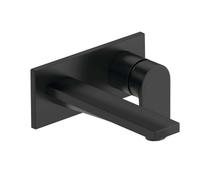 Duravit Tulum - Grifo empotrado de lavabo, negro mate TU1070004046