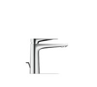 Duravit Grifo mezclador monomando para lavabo Tulum TU1021001010 FreshStart con desagüe Cromo