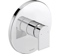 Duravit Tulum Mezclador enyesado de ducha, roseta redonda, 1 consumidor, TU4210010010, Color: cromado