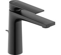 Duravit Tulum Mezclador monomando de lavabo M, 135 mm de proyección, con juego de desagüe y juego de desagüe, TU1020001046, Color: Negro Mate