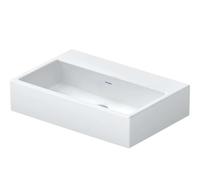 Duravit Vero Air - Lavabo 60x40 cm, sin rebosadero, sin orificio para grifo, blanco 2368600070