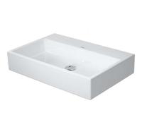 Duravit Vero Air - Lavabo 70x47 cm, sin rebosadero, sin orificio para grifo, blanco 2350700070