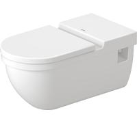 Duravit Wall WC Starck 3 Vital 70cm, sin barreras, 22030900001, Color: Blanco con Wondergliss