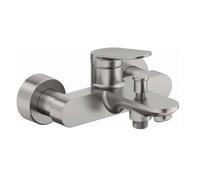 Duravit Wave - Grifo de bañera, acero inoxidable cepillado WA5230000070