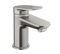Duravit Wave - Grifo de lavabo, acero inoxidable cepillado WA1010002070