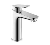 Duravit Wave Mezclador monomando de lavabo M Minusflow, sin juego de desagüe, 122mm de proyección, cromo brillo, WA1022002010