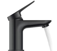 Duravit Wave - Grifo de lavabo, negro mate WA1010002046