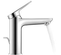 Duravit Wave - Grifo de lavabo con desagüe, MinusFlow, cromo WA1022001010