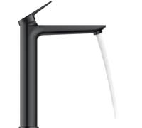Duravit Wave Mezclador monomando de lavabo, proyección 176 mm, sin juego de desagüe, WA1040002046, Color: Negro Mate