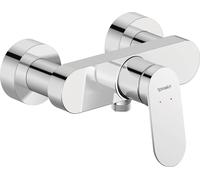 Duravit Wave mezclador monomando visto para ducha, proyección 78 mm, WA4230000010, Color: Cromo alto brillo