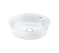 Duravit White Tulip - Cuenco de lavabo, diámetro 43 cm, DuraCeram, blanco 2362430079