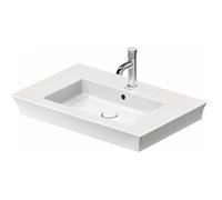 Duravit White Tulip lavabo 75x49 cm rectangular para mueble blanco brillante 2363750000