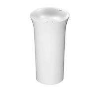 Duravit White Tulip - Lavabo independiente 50x50x90 cm, sin orificio para grifo, blanco 2703500070