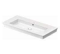 Duravit White Tulip - Lavabo para mueble 105x49 cm, sin orificio para grifo, blanco 2363100060