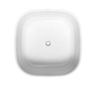Duravit Zencha - Ba?era independiente 125x125 cm, DuraSolid, ClickClack, blanco 700464000000000