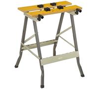 DURHAND Banco de Trabajo Plegable 4 en 1 62,5x60,5x78,5 cm Natural y Gris
